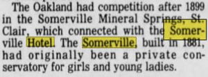 Somervile Hotel - June 1983 Article